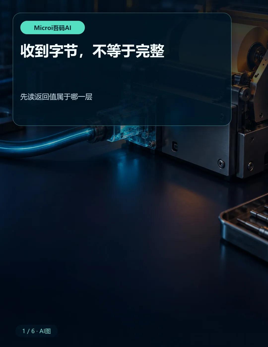 半帧响应为什么也会返回成功
收到字节不等于报文完整。6张原创技术卡片讲清 V8.