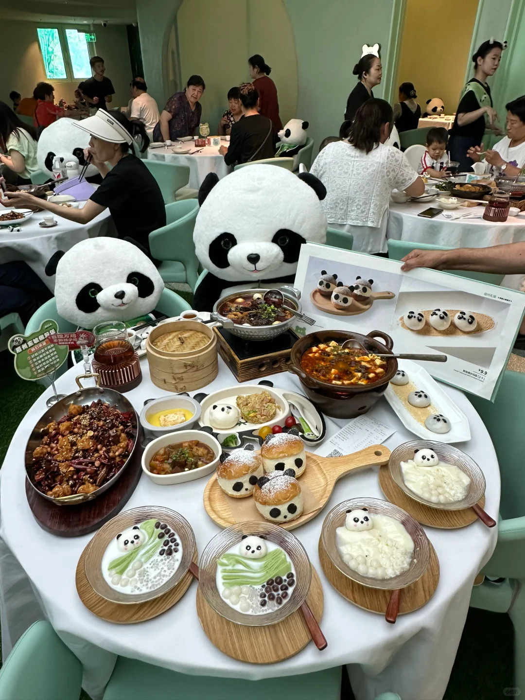 唯一的缺点只在北京…🐼熊猫主题餐厅！！