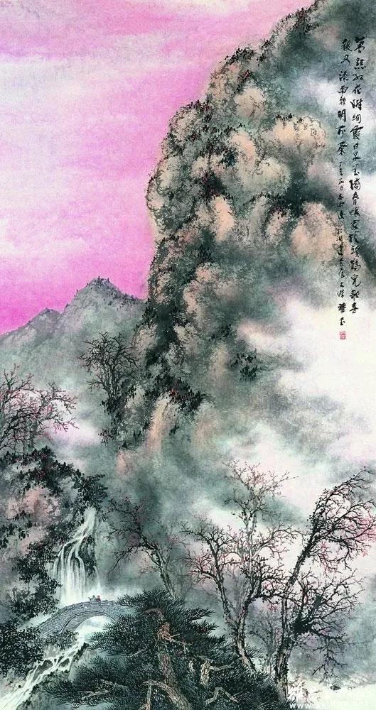 这泼彩山水，太美了