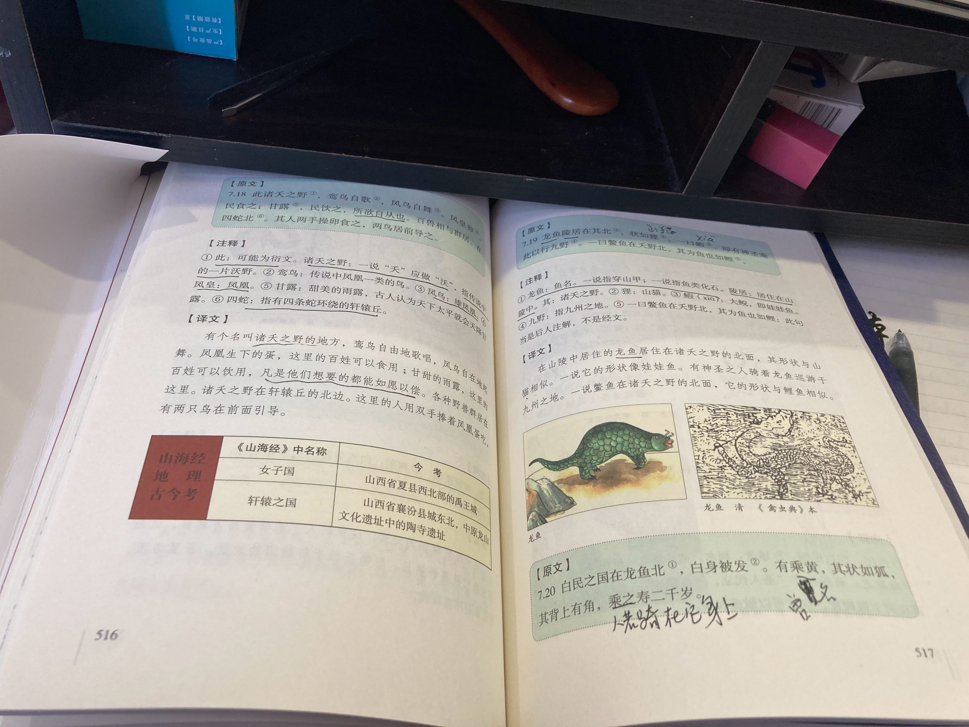 #杨紫国色芳华##特别陪伴杨紫何惟芳160天# 读书打卡127天《山海经》517