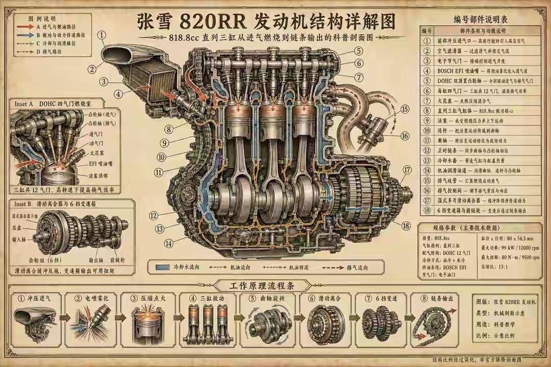 有人说:张雪将自己公司的“核心技术”公之于众，难道不怕泄露天机秘密吗?
实际上，