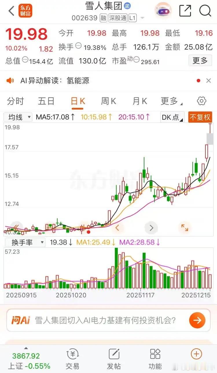 雪人集团，平潭发展，东百集团明天海峡概念利好兑现回调雪人集团涨停收盘报收19.9