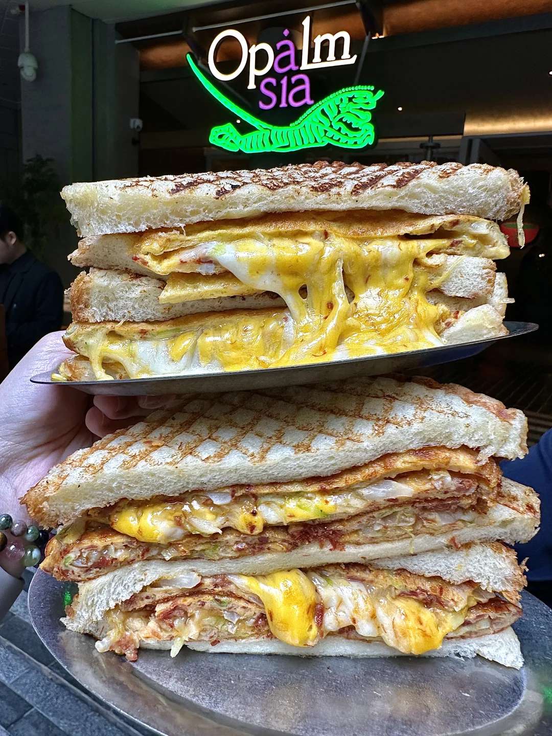 深圳首店！！在卓悦中心！！法式三明治好好吃！！