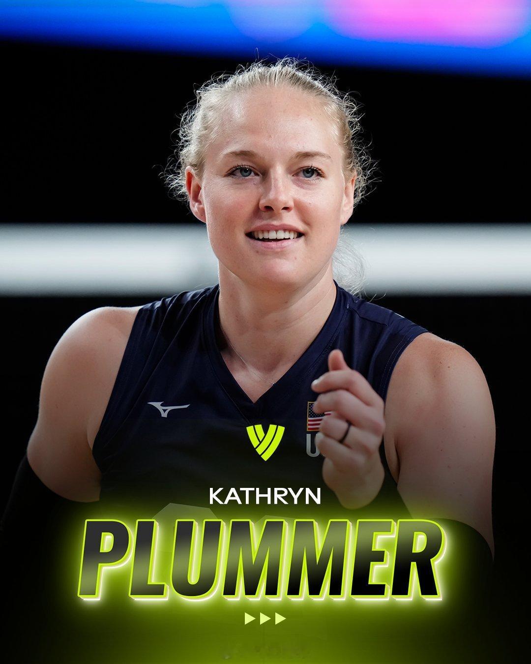 【 2024世界十佳女排运动员  之——第三名：普拉默（Kathryn Plum