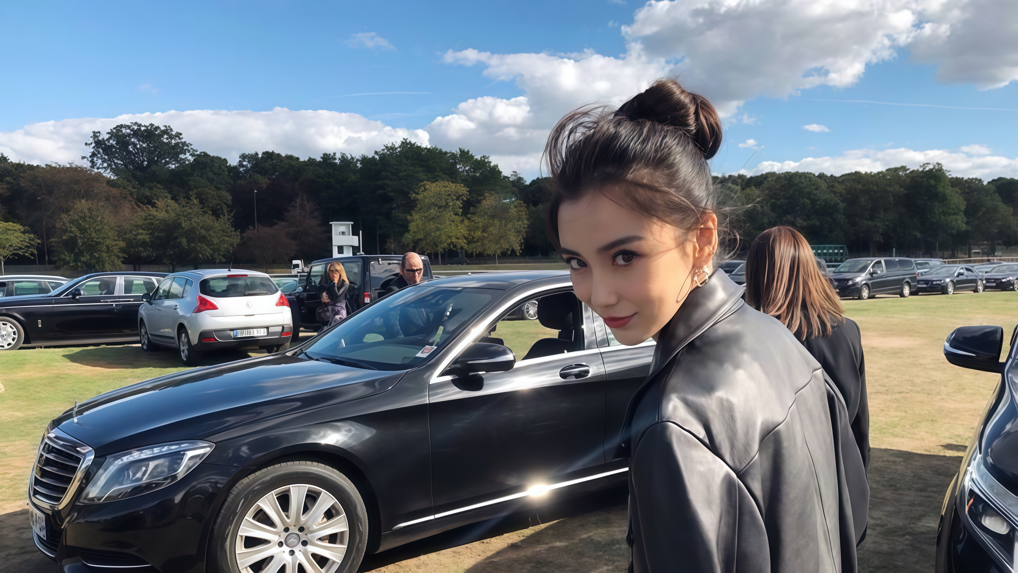 【Angelababy】不是美女与豪车，是美女与她的豪车angelababyg社