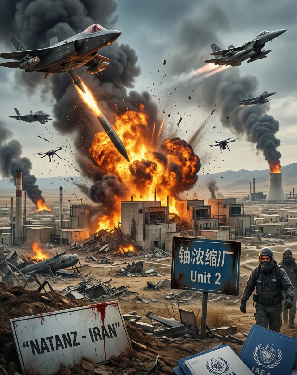 核设施遇袭！美以再炸伊朗纳坦兹，中东核危机一触即发

伊朗伊斯兰共和国通讯社3月