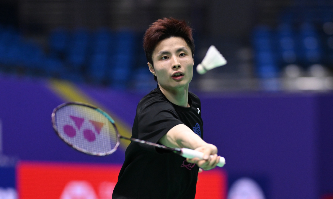 2026中国羽毛球公开赛 石宇奇🇨🇳 18-21、6-2 🇸🇬郑加恒（退