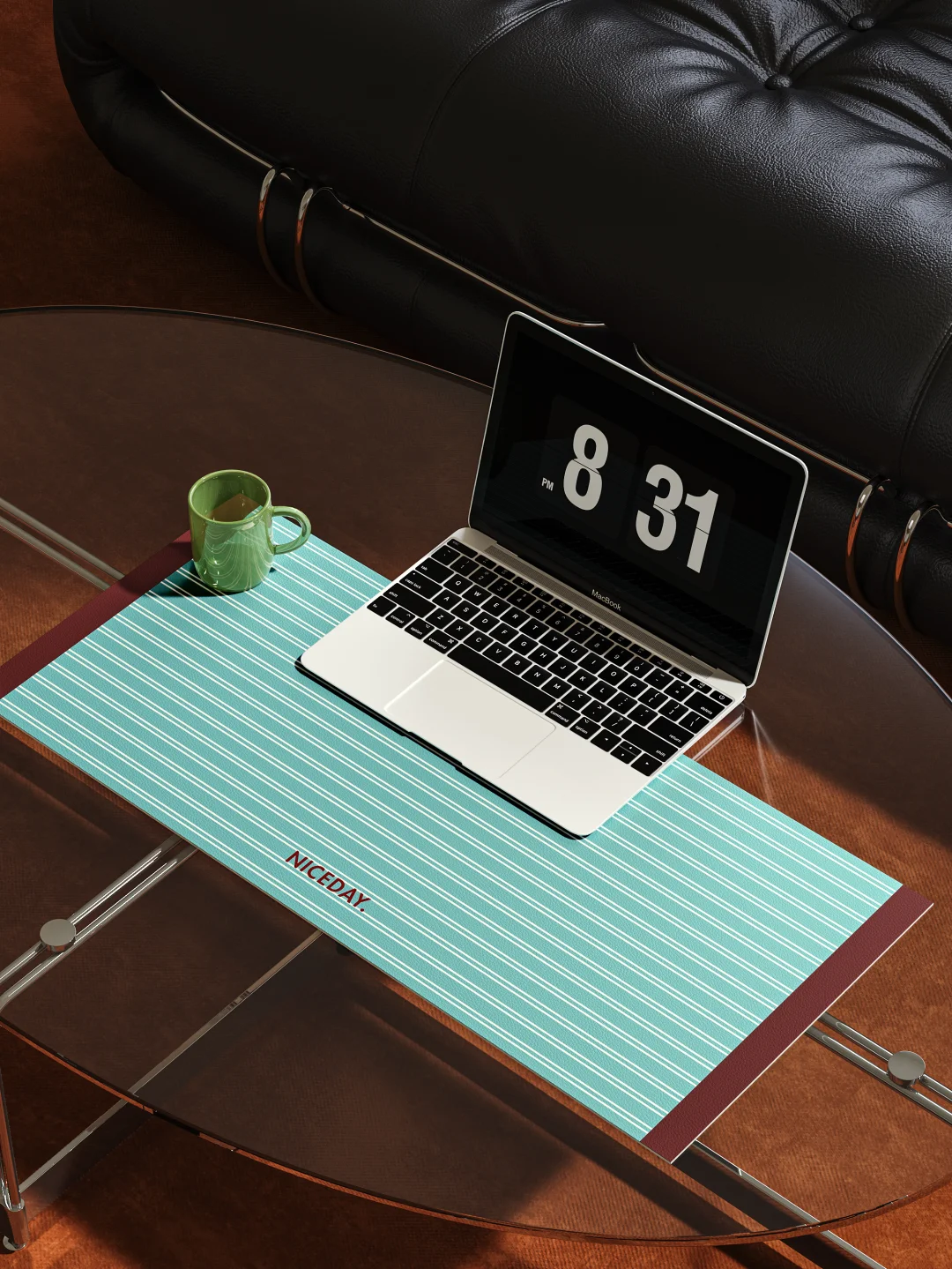 铺上一秒降温💚工位布置已经next level～