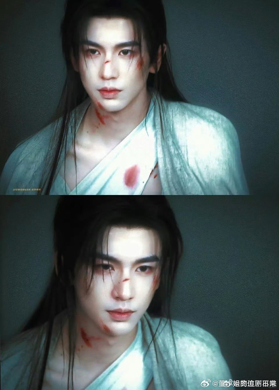 张凌赫的花语是手慢无张凌赫这个战损造型简直太心动了，一秒没抢到被女主捡走太真实了