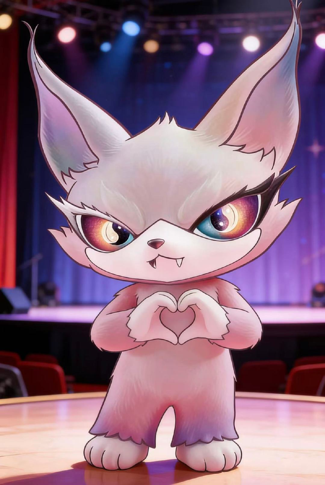 内娱喵系女艺人 眉眼娇俏自带软萌喵态，笑起来甜糯又灵动，小也清冷又甜美的气质和适