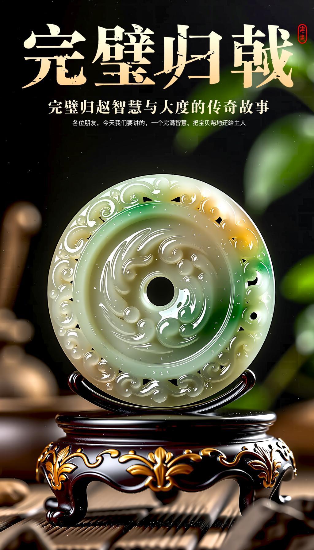 完璧归赵——智慧与大度的传奇故事
各位朋友，今天我们要讲的，是一个充满智慧、策略