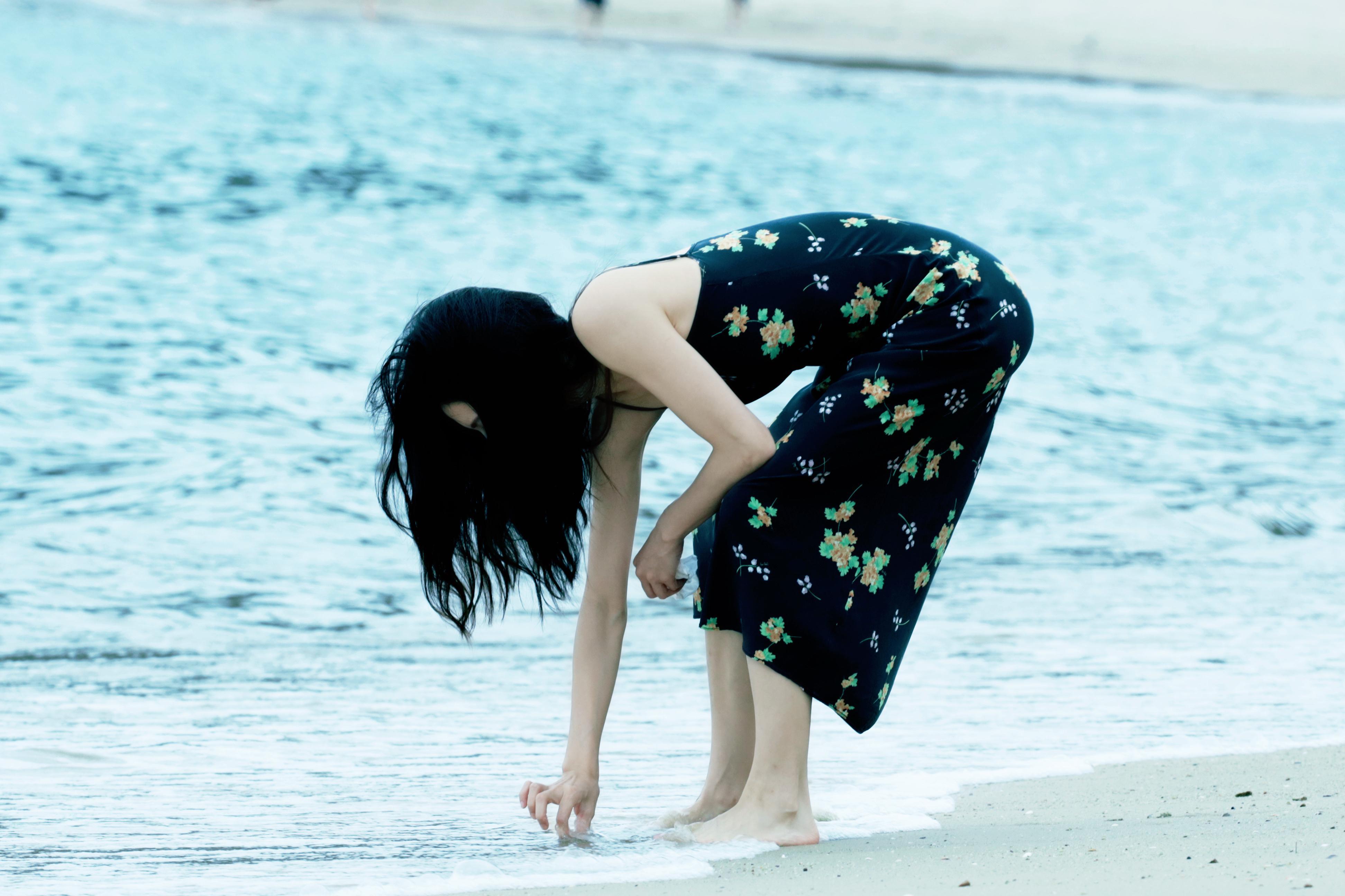钟楚曦爱情慢慢 海边路透 