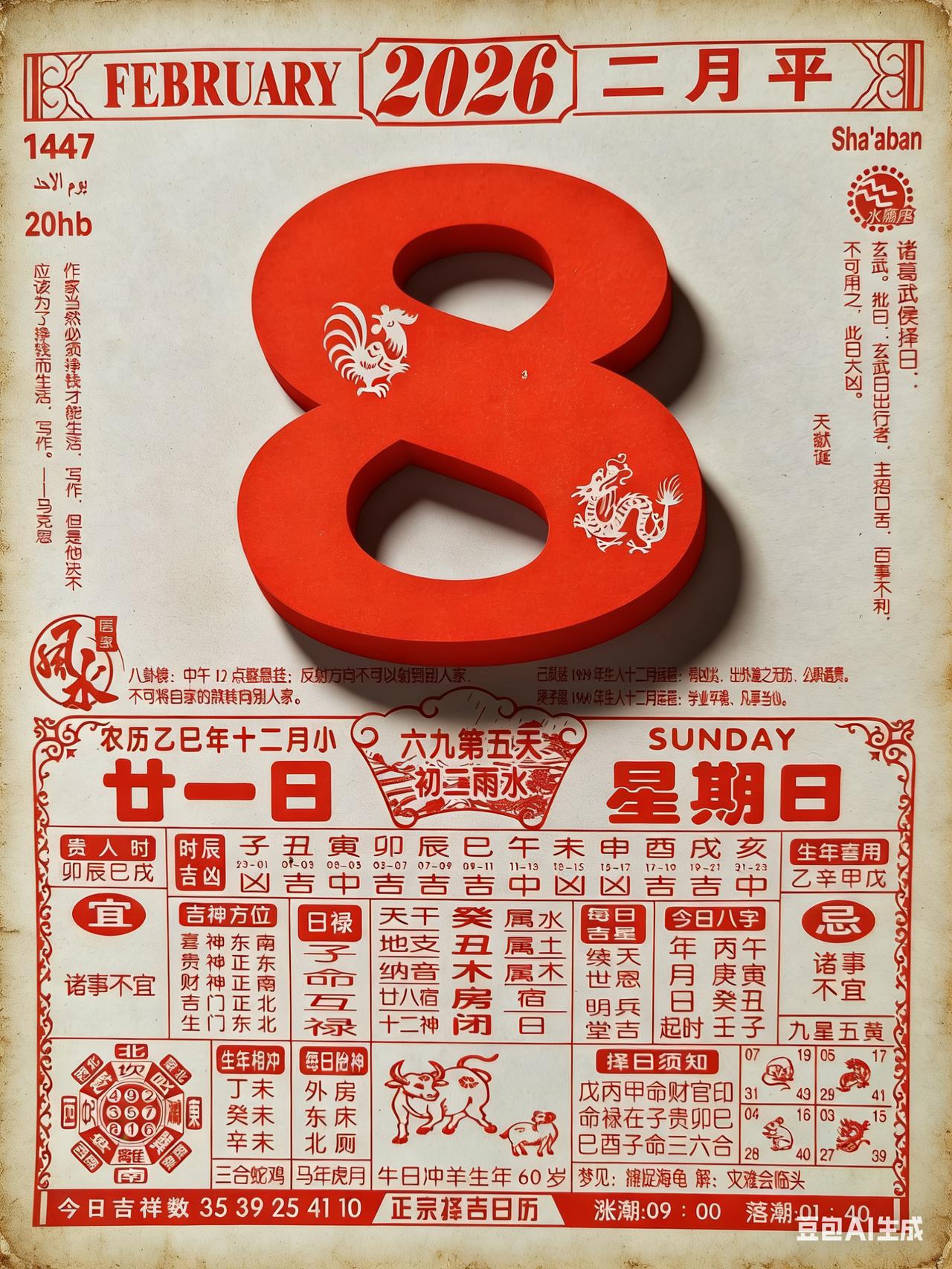 老兄啊，听我给你念叨念叨2026年2月8日这个日子。这话你得往心里去，都是为你以