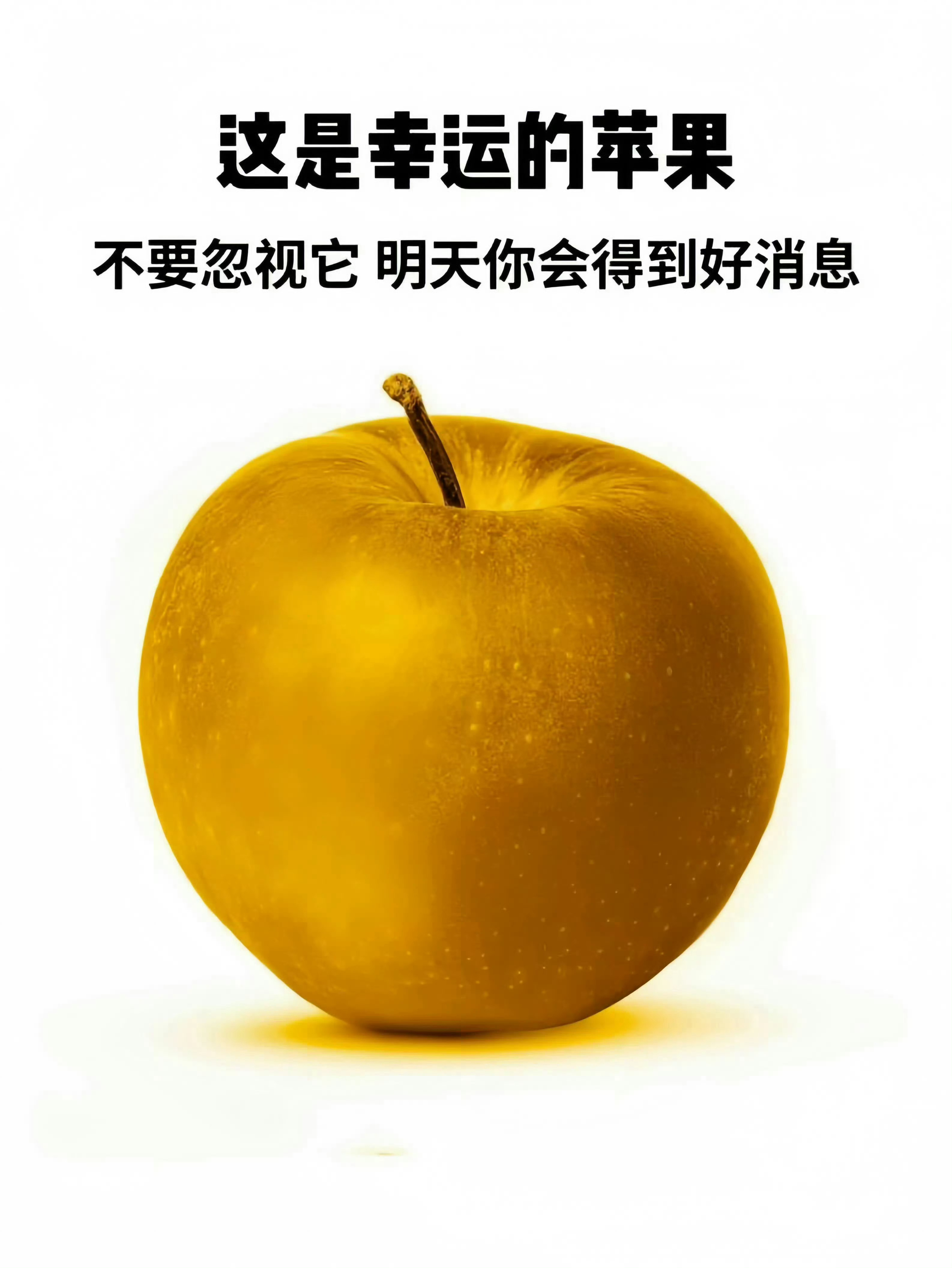 不要忽视它 明天你会得到好消息！ ​​​