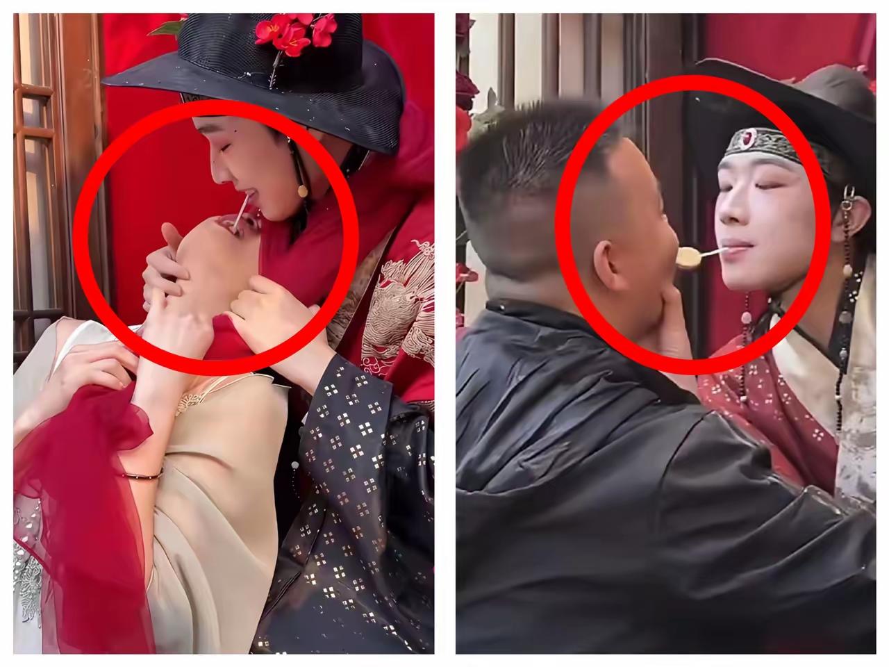 没看头了，

小黄鱼道歉之后立马改了，喂棒棒糖改为簪花，动作规规矩矩，眼神也不敢