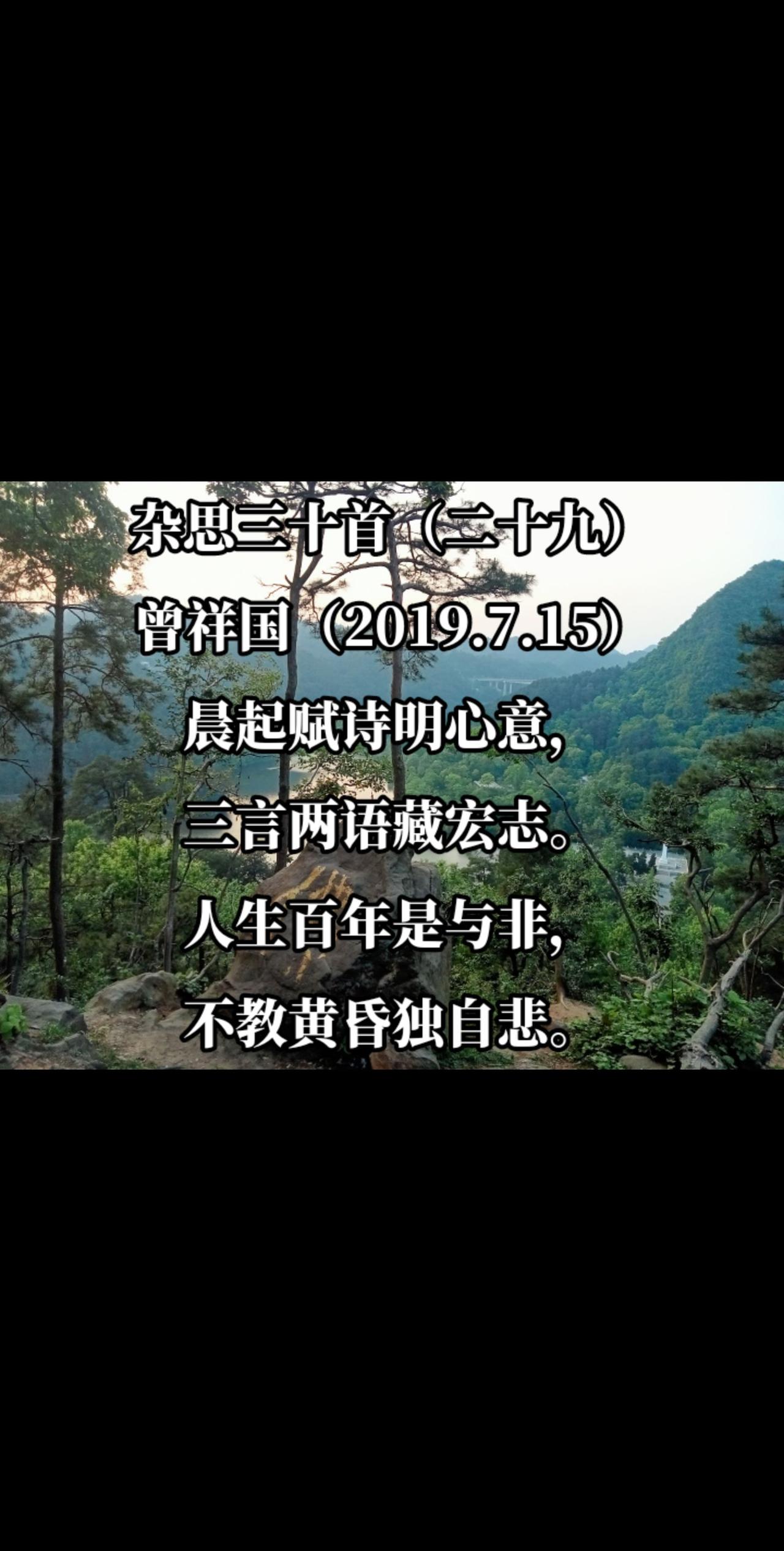杂思三十首（二十九）