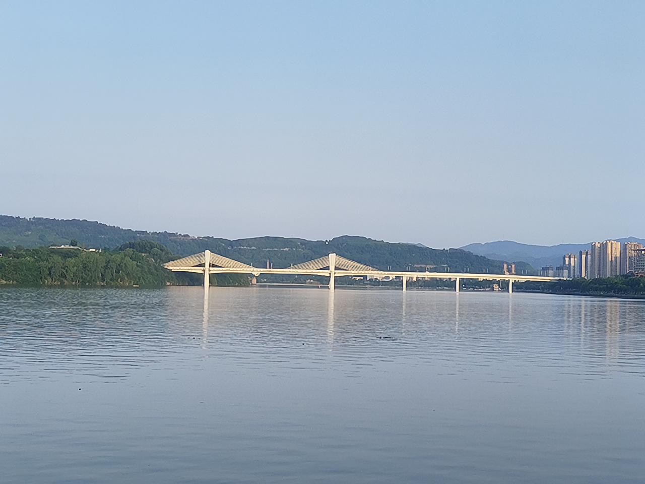 醉合川，翠江湾，夕阳山外山