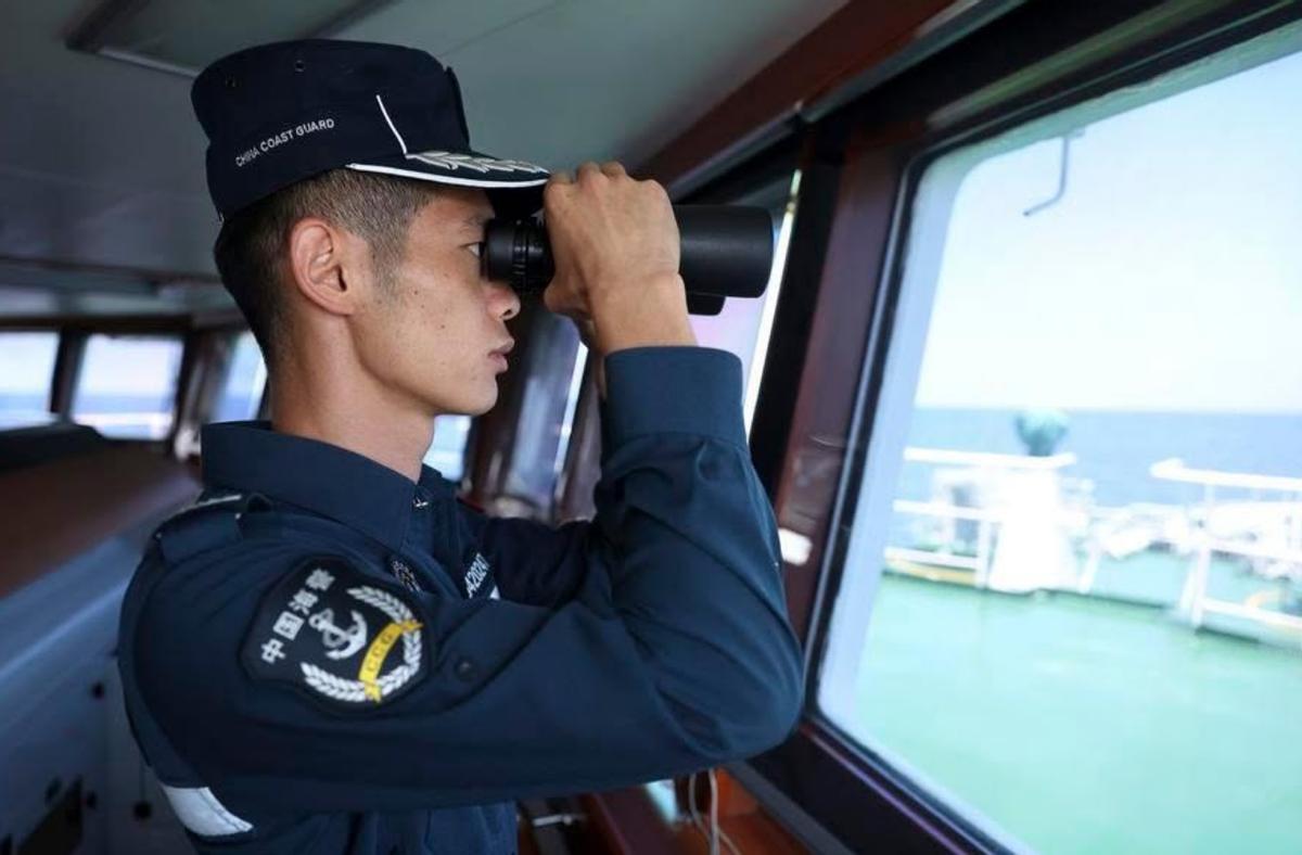 我国执法船只在台湾地区以东海域，开展了为期五天的常态化巡航执法与海洋测绘作业。