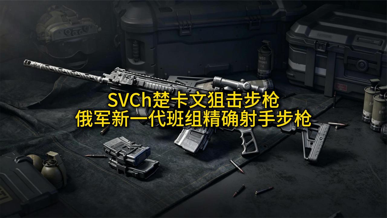 SVCh楚卡文狙击步枪，俄军新一代班组精确射手步枪