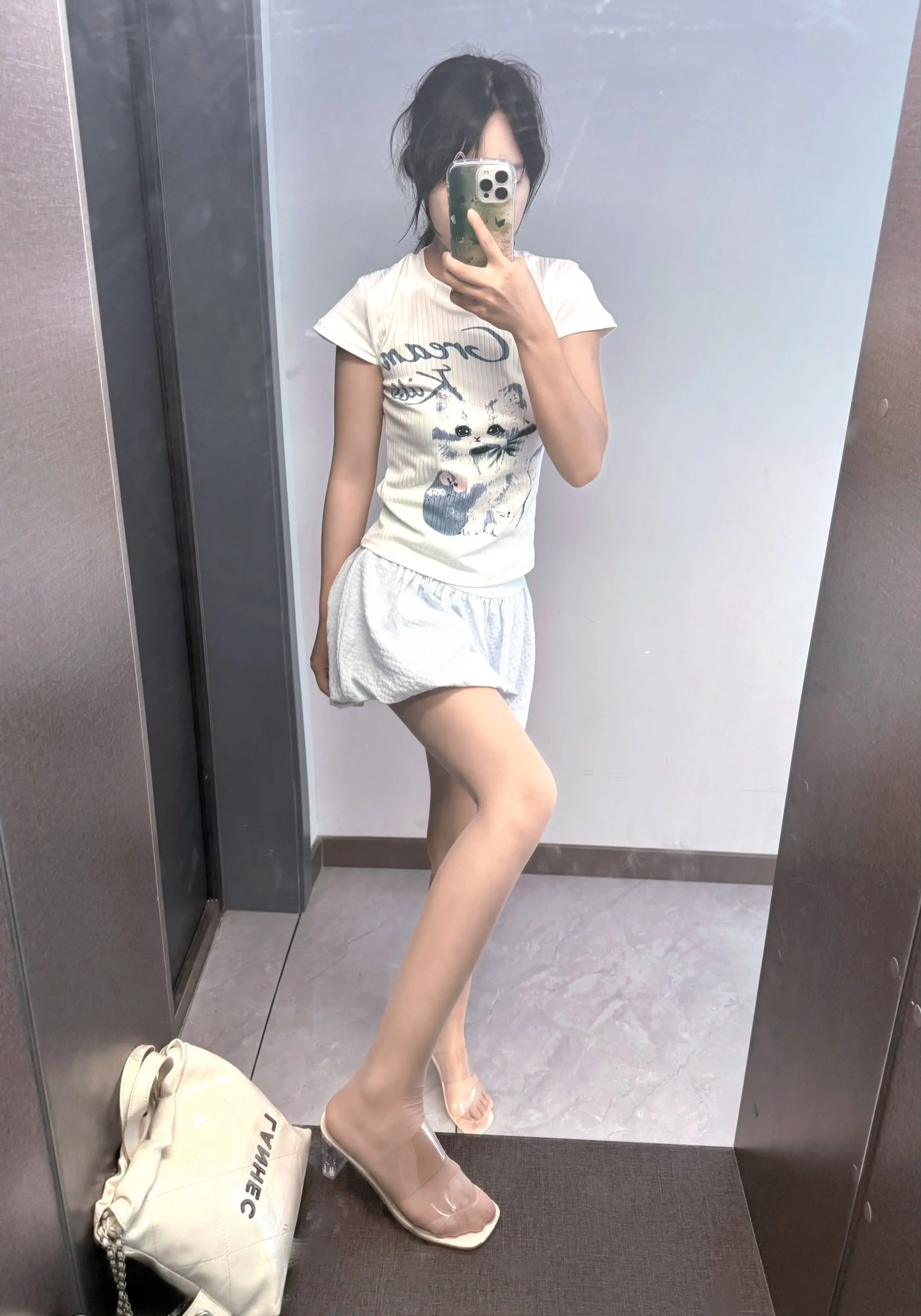 对镜拍 穿搭 夏季 夏季穿搭 原相机