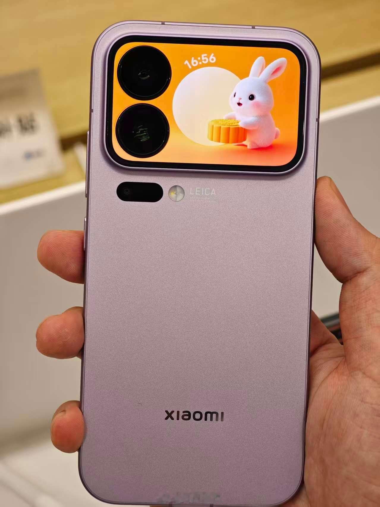 小米17 Pro系列背屏也上了几套中秋主题，感觉还挺可爱的[团圆时刻] ​​​