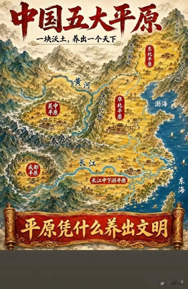 中国五大平原