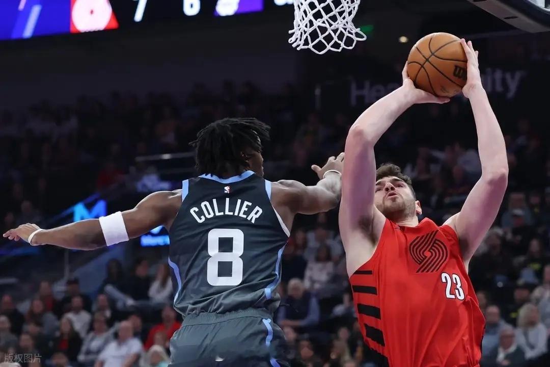 nba 生涯之夜！克林根狂砍23+18+7 杨瀚森出战3分钟拿2分 开拓者胜爵士