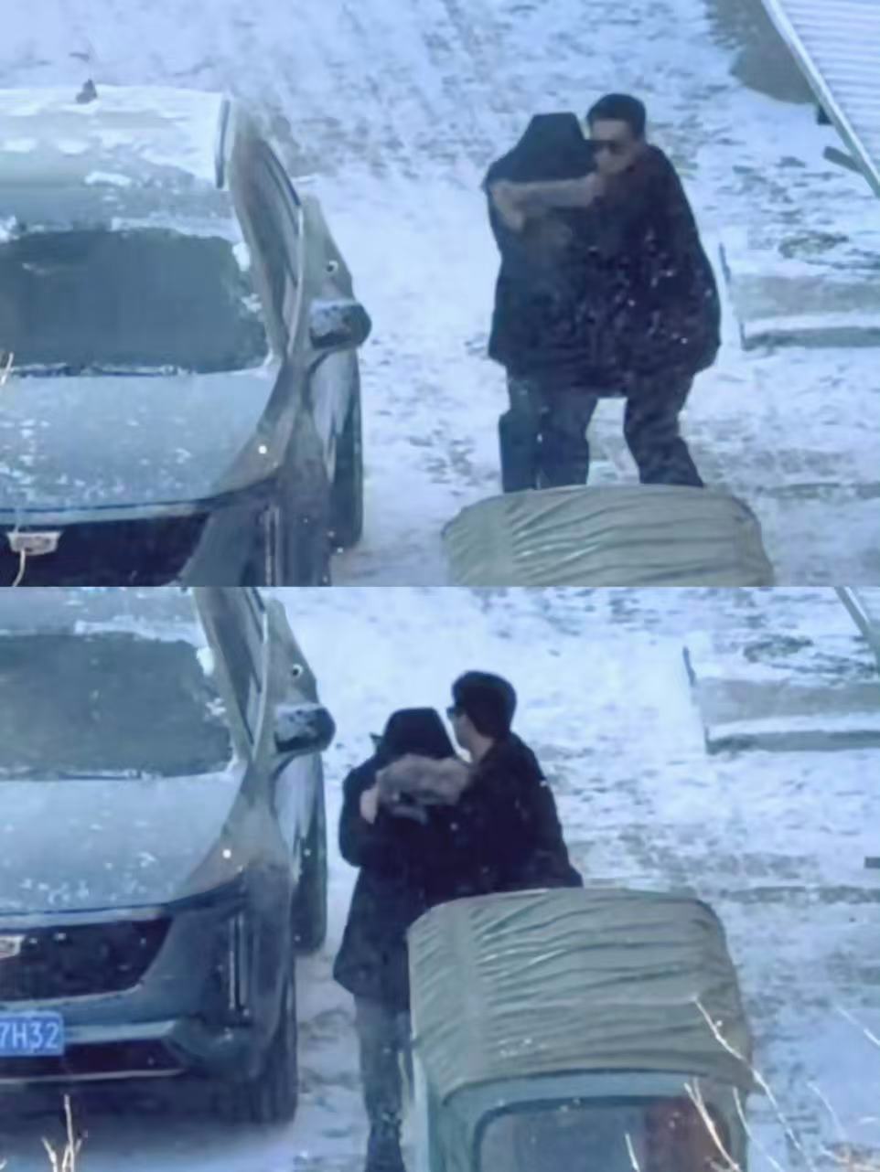 王彦霖扶肖战上车肖战恐雪症发作 王彦霖扶肖战上车 