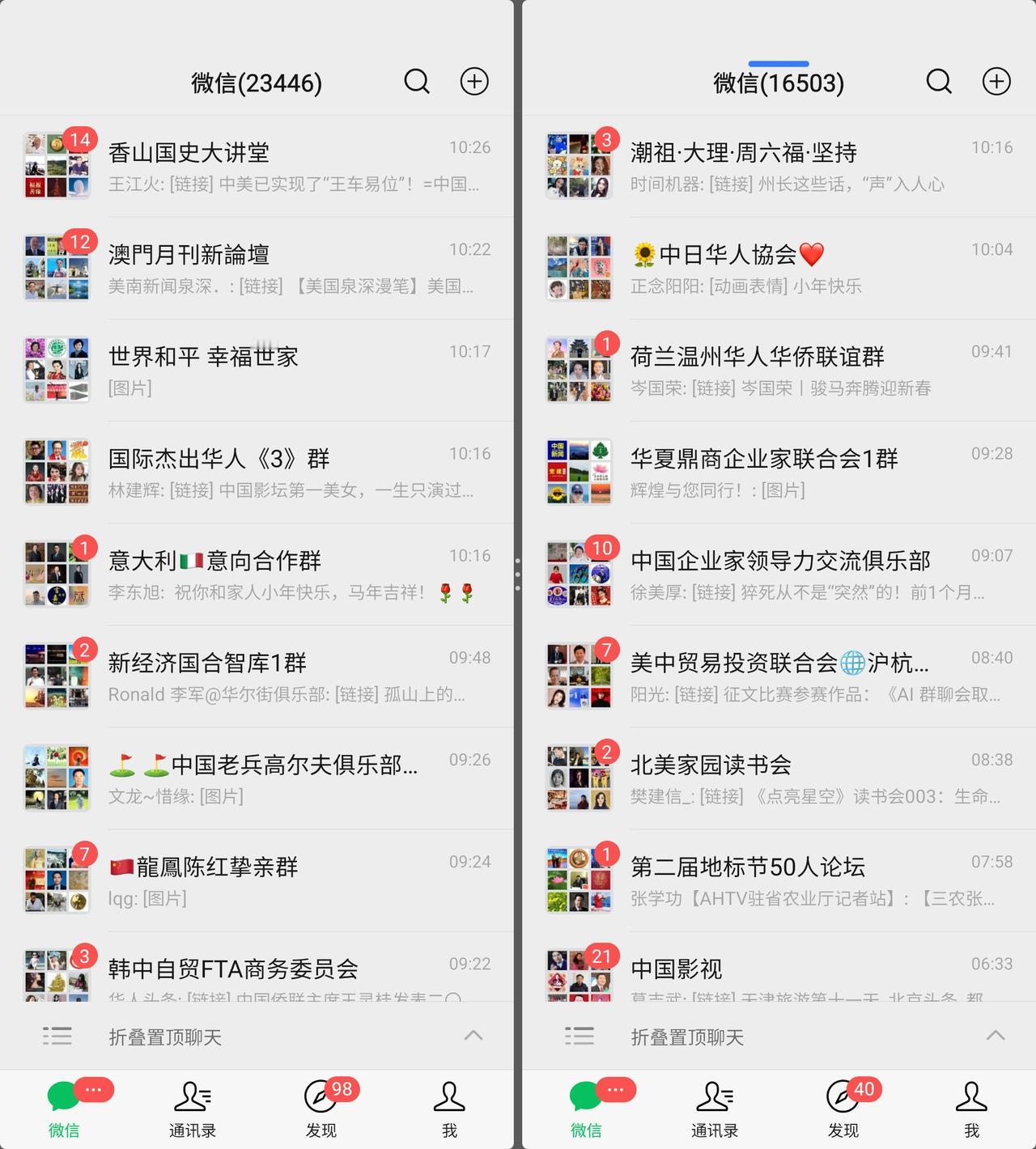 全球的精神股东们！腊月二十三小年到！微信信息指数3小时左右收到全球各地友人3.9