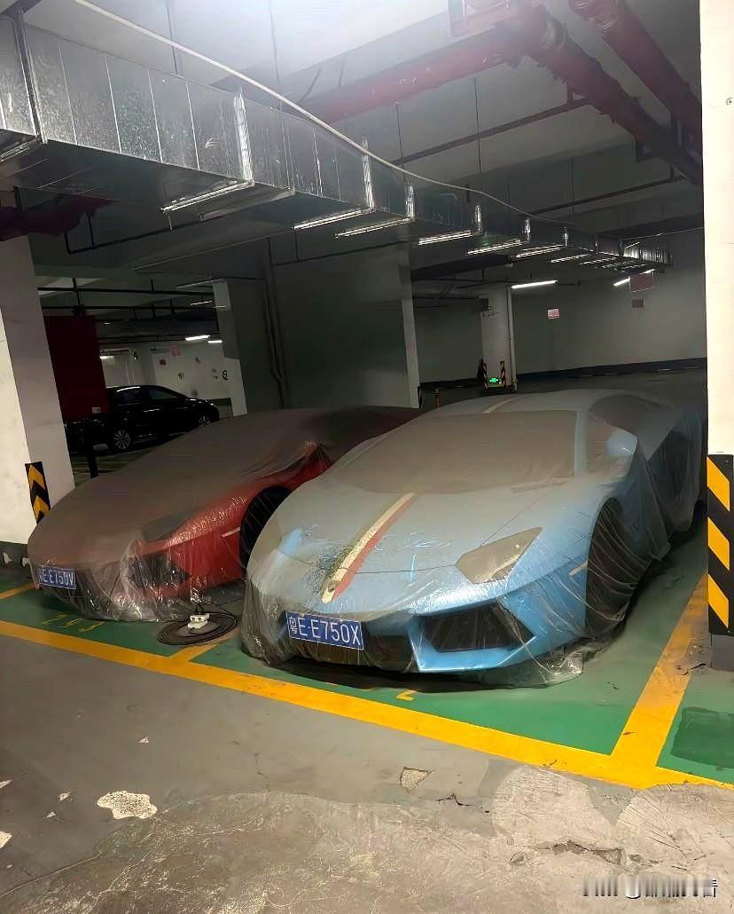 有钱人的世界搞不懂！
自从2019年搬进小区里住之后，这两辆车就停在地下车库吃灰