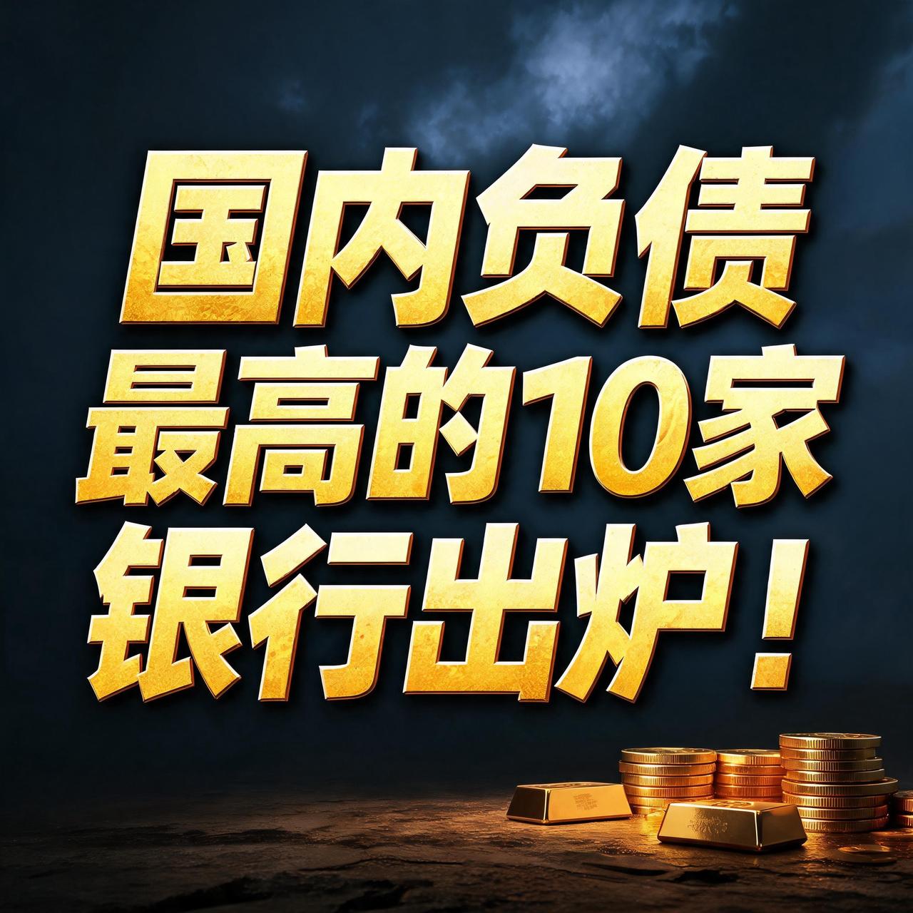 【国内负债最高的10家银行出炉】
最近看到一份各大银行的最新负债数据，真是让人大