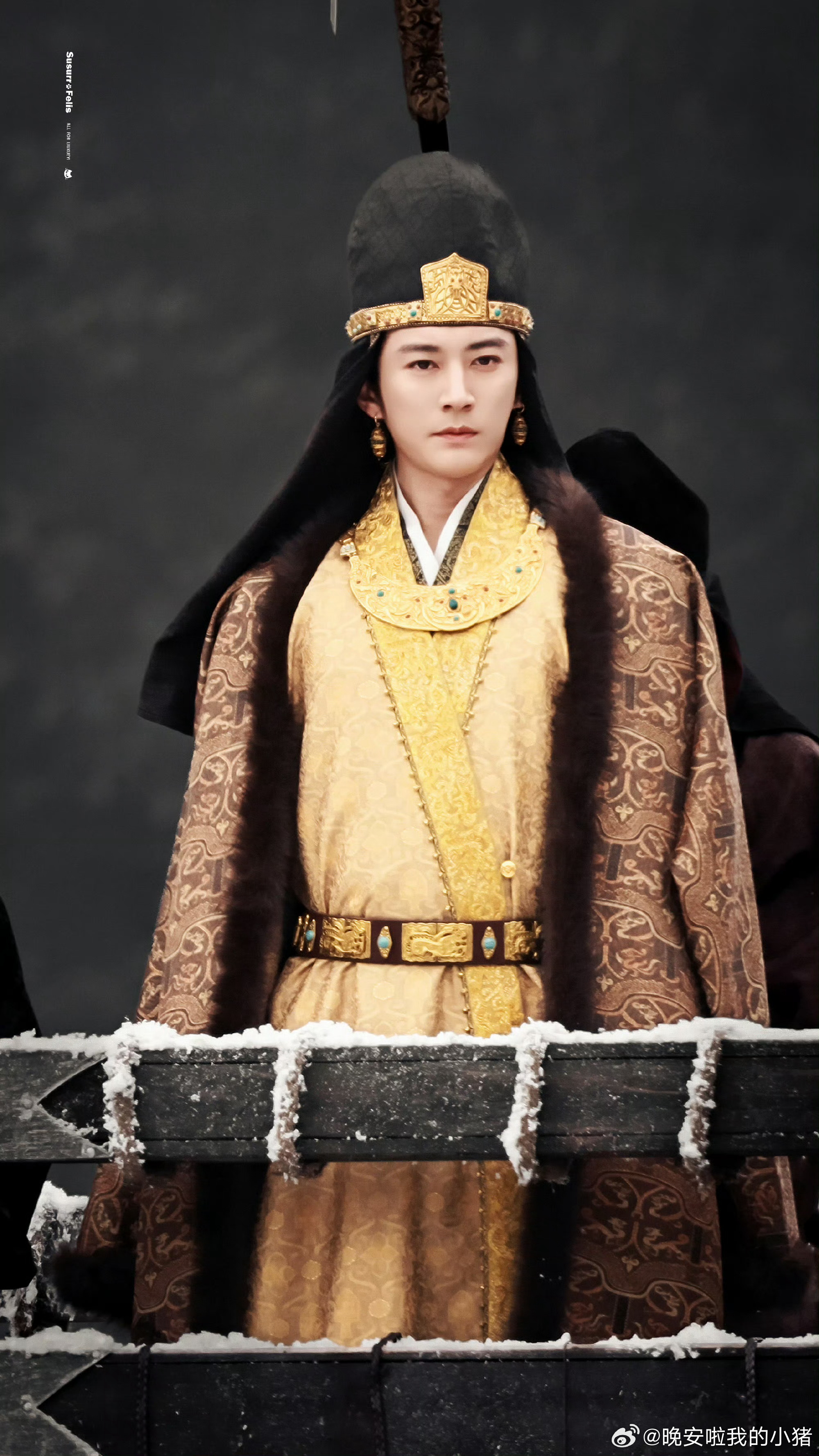 刘学义江山大同路透，拓跋濬的妆造真的蛮还原的。 