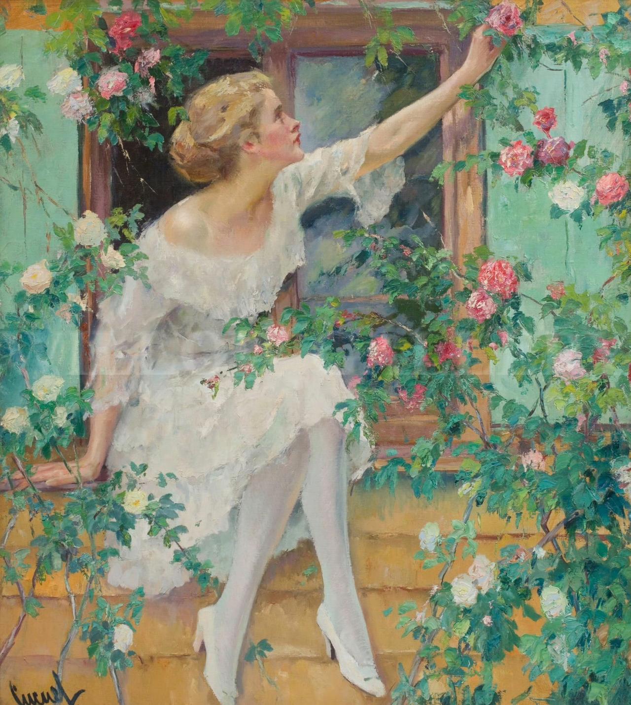 野玫瑰，Edward Cucuel作品赏