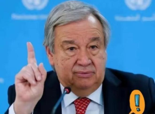 联合国发出“红牌警告”，随着中日矛盾愈演愈烈，秘书长古特雷斯曾公开指出，二战真正