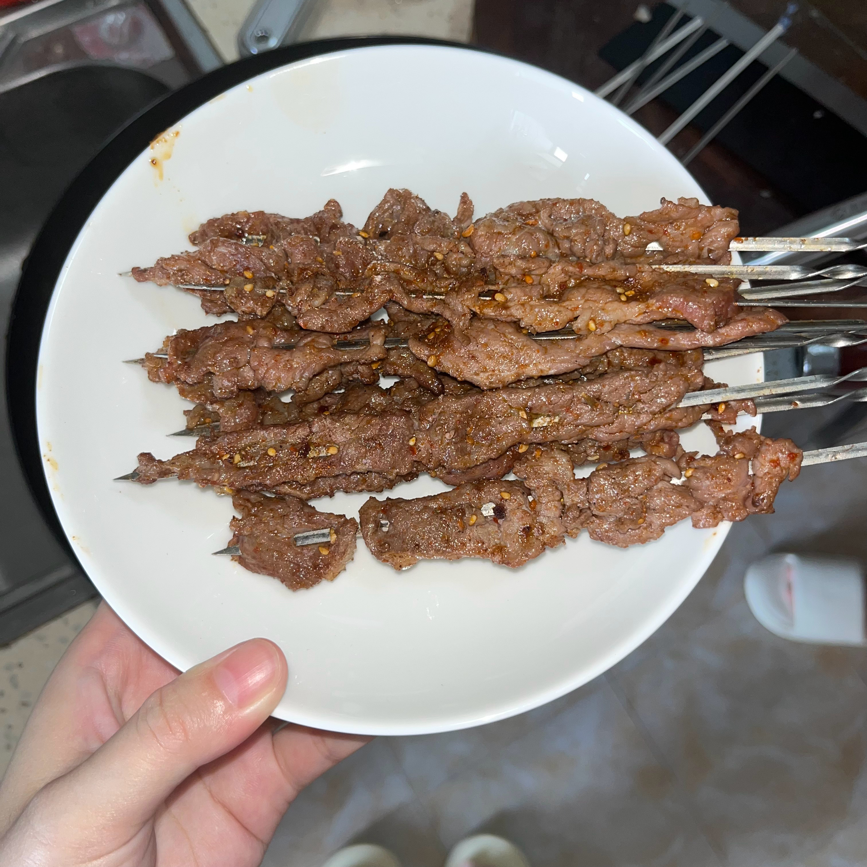 休息日——家庭烧烤在家实现烤串自由🍢