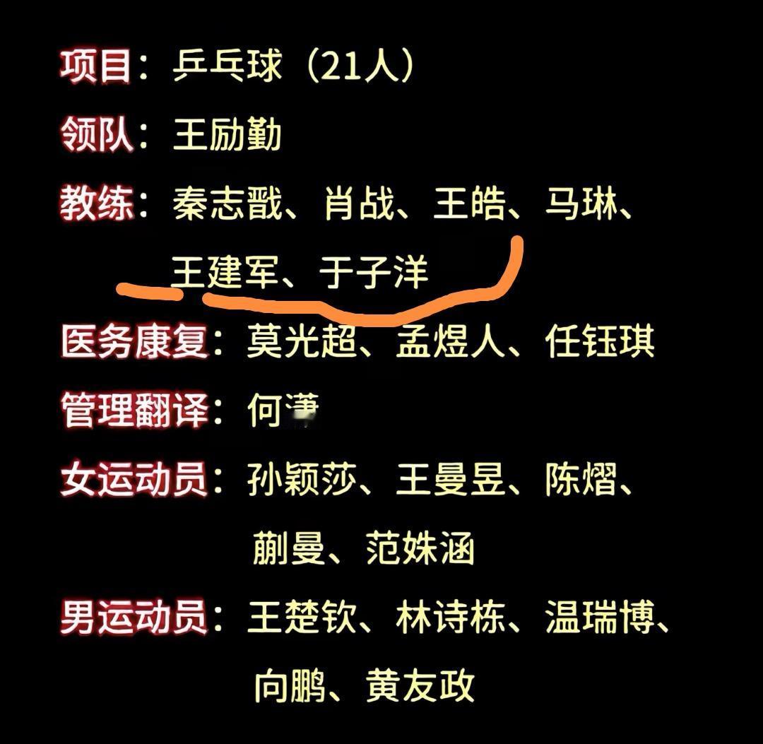 网上争议不断
亚运会三大主力的主管教练不上场
教练邱贻可（莎莎主管）
教练孙逊（