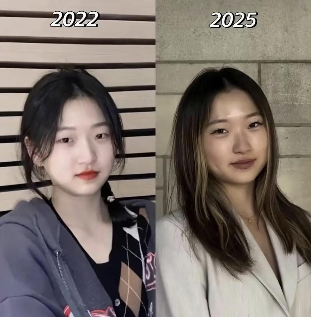 看看这几位女学生留学前后的变化，

不得不感叹“三通一达”的威力真是太大了，
