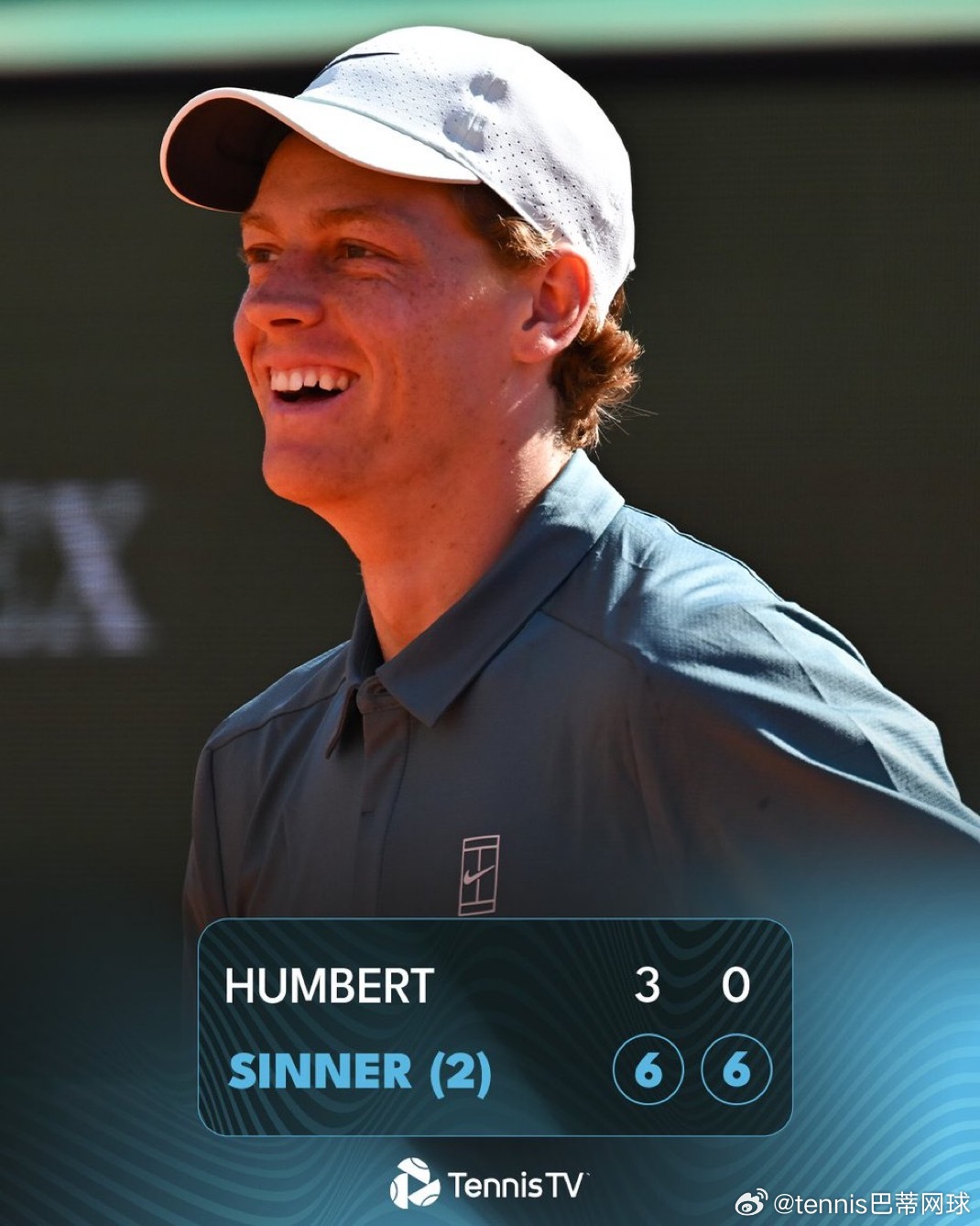 辛纳🇮🇹妥妥的法国球员克星📊 扬尼克·辛纳🇮🇹 自新冠疫情后复出以来（