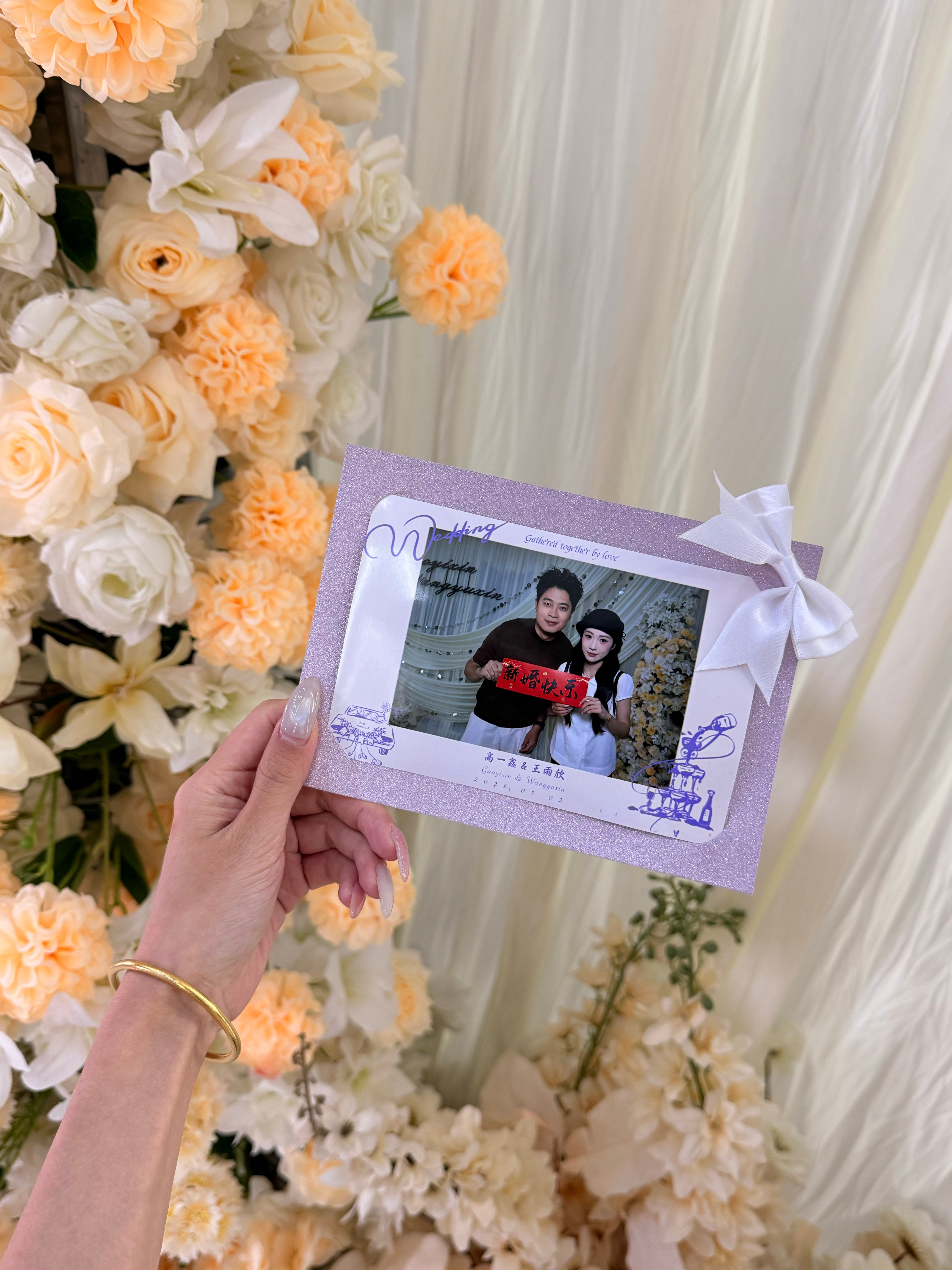 第一次参加同学婚礼 这个拍立得好棒!!  运城