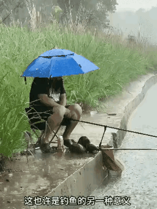 一直没搞明白，钓鱼的乐趣到底是什么？
顶风冒雨也要钓，他媳妇儿不担心吗？
