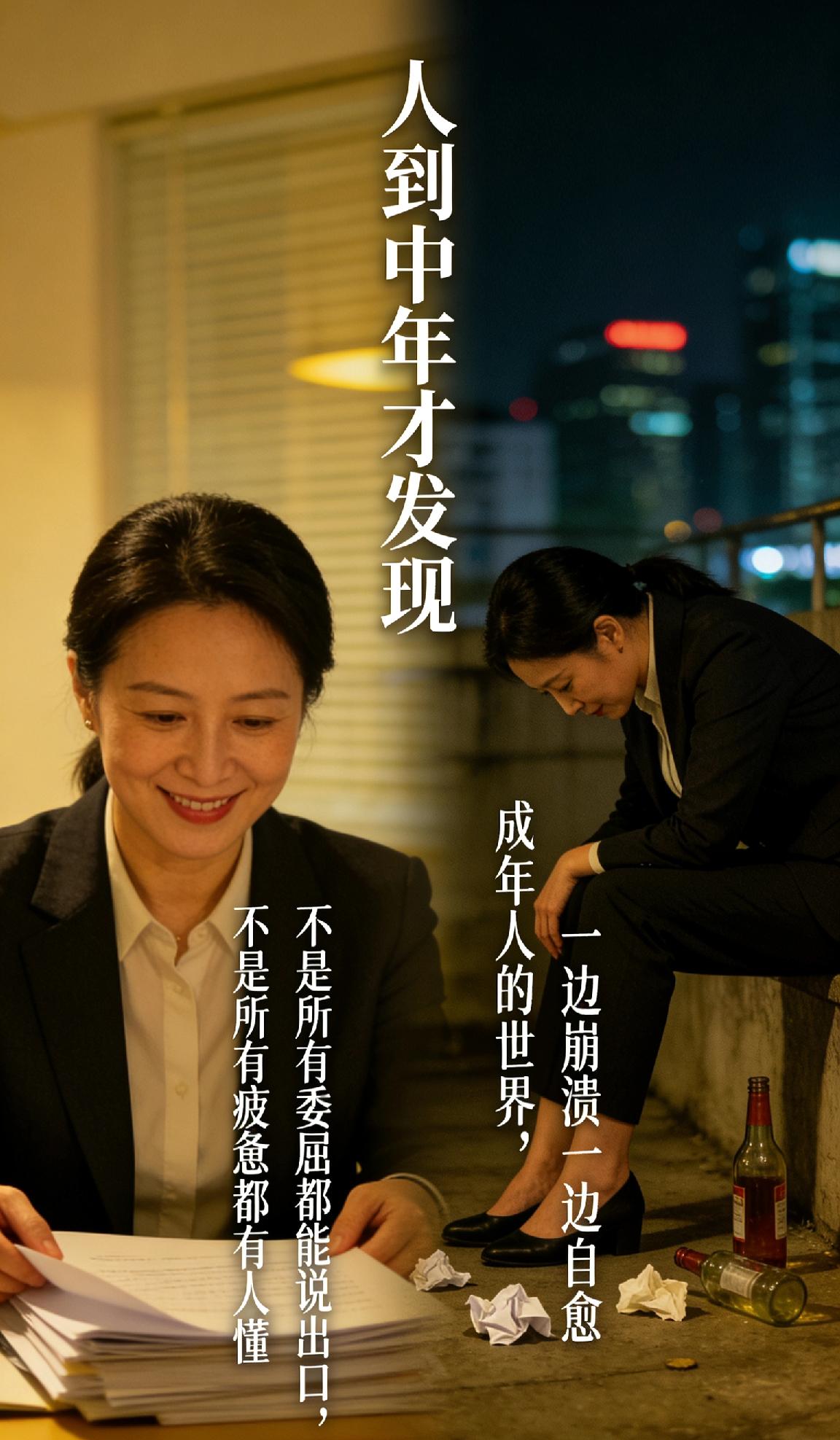 人到了一定年纪，终究学会了把哭声调成静音**

人到了一定年纪才发现：
不是所有