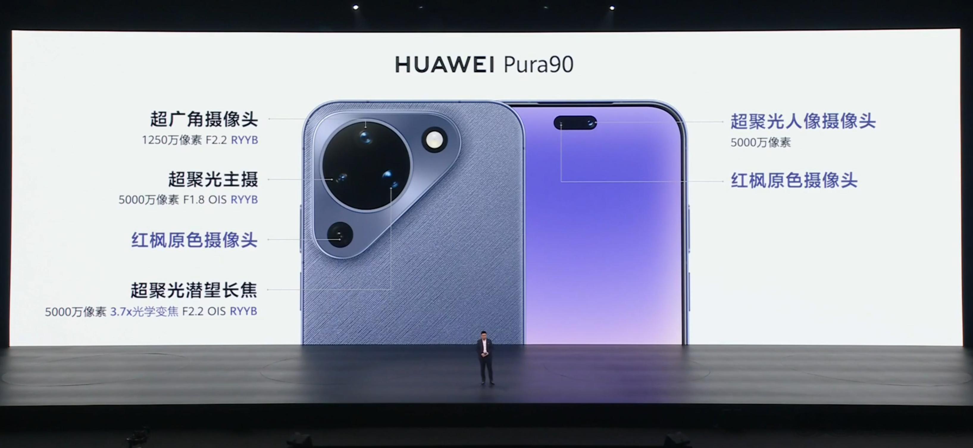 华为Pura 90，相比上一代整机性能提升15%，6.8英寸直屏，50MP 1/