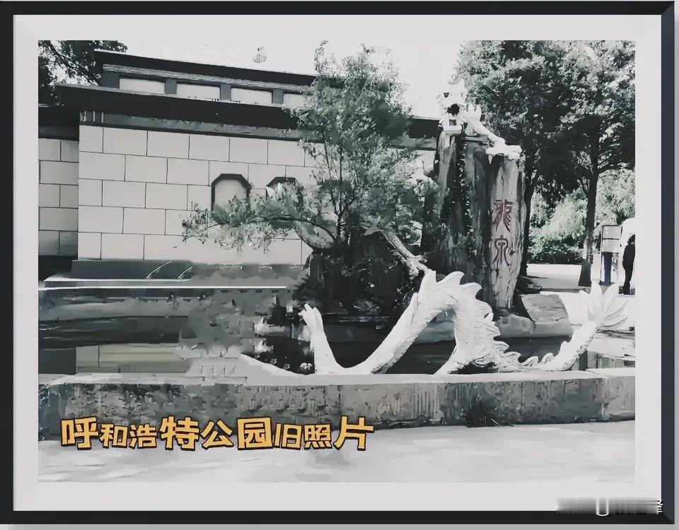 呼和浩特青城公园旧照片2 : 位于呼和浩特市的青城公园过去的人民公园这一个地方承