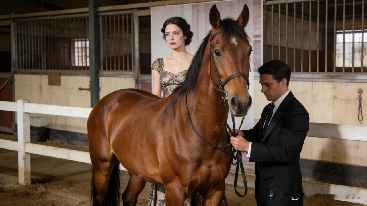 一张外国夫妻与马的合影在外网火了，丈夫称 “想记录特殊时刻”，妻子却全程冷脸，甚