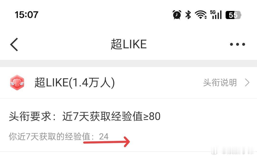 我努力一个星期拿下个like