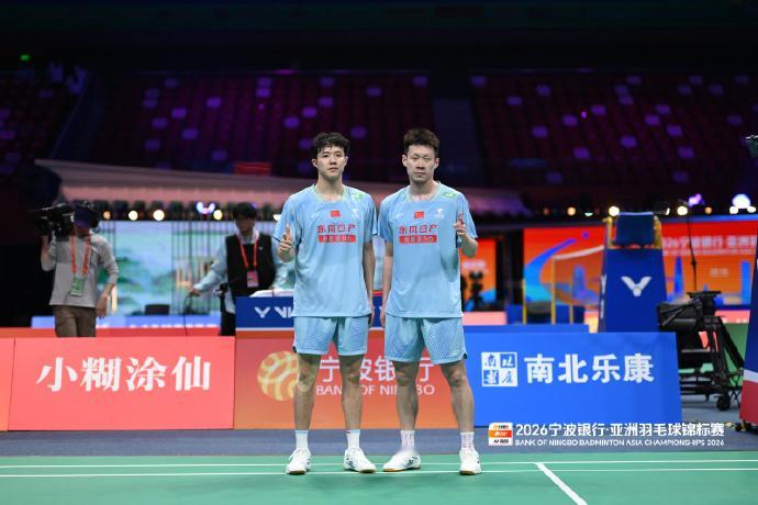 梁王组合无缘亚锦赛4强任何组合晋级亚锦赛4强 2026亚洲羽毛球锦标赛男双1/4