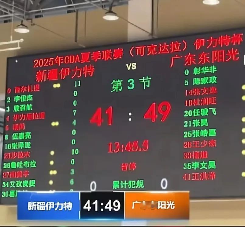 新疆88：86逆转击败广东，杨溢张文逸差得让人难容忍，球赛转播卖票都惹争议

