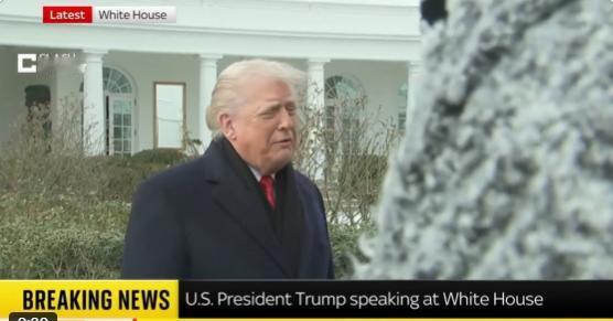 【“北约正在就格陵兰岛问题与我们进行会谈，”——美国总统唐纳德·特朗普】