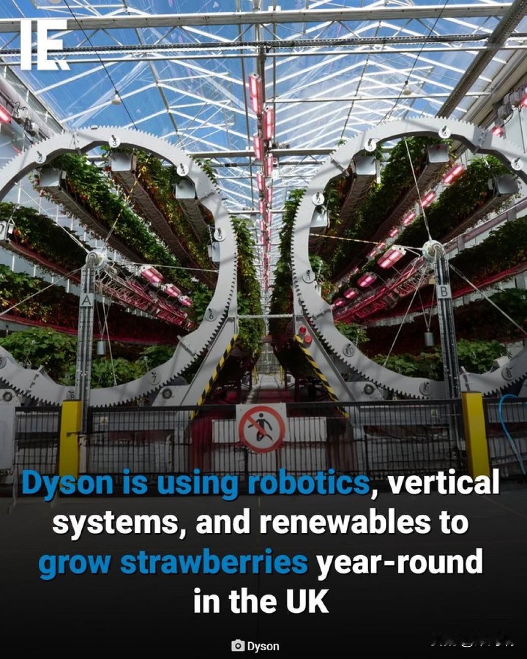 戴森公司——这家以吸尘器和科技产品闻名的公司——将其工程技术专长应用于农业领域，