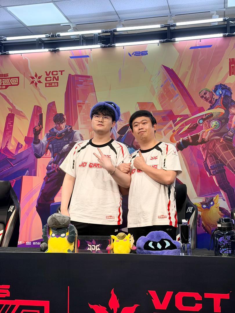 JDG无畏契约 和教练来赛后群访啦！2026vctcn第二赛段2026无畏巡回成